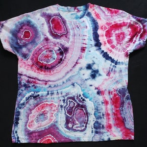 Geode Ice Tie Dye, Adult XL Tie Dye Shirt.