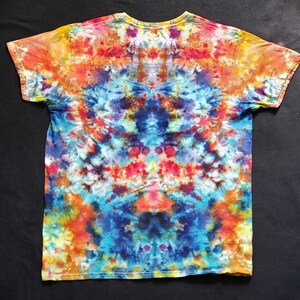 Trippy Drippings Ice Dye, Adult Large Tie Dye Shirt.