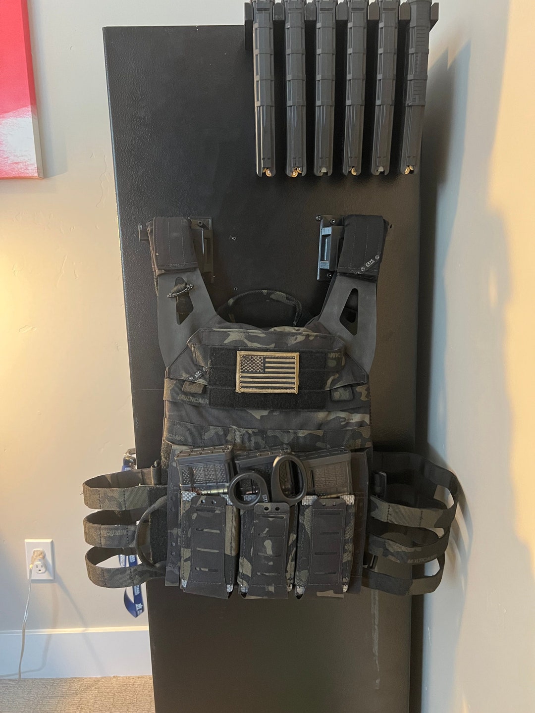Plate Carrier Wall Hanger 3D Print STL File Etsy