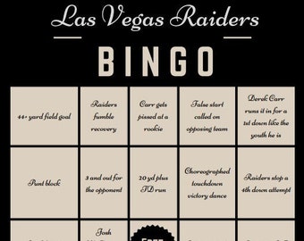 Las Vegas Bingo - Etsy