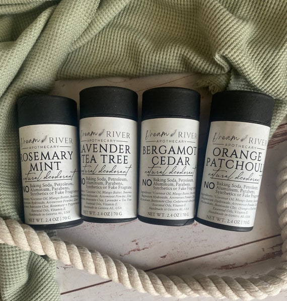 All Natural Deodorant | Tallow Deodorant | 100% Essential Oil | Bentonite | Aluminum Free |  Baking Soda Free | Long Lasting Odor Control