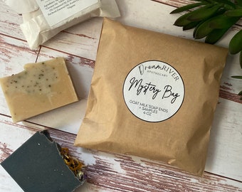 Soap Mystery Bag | Soap Sample Bag | Soap Grab Bag | Soap Extras | Palm Free | Goat Milk Soap | All Natural Soap | Essential Oil Soap