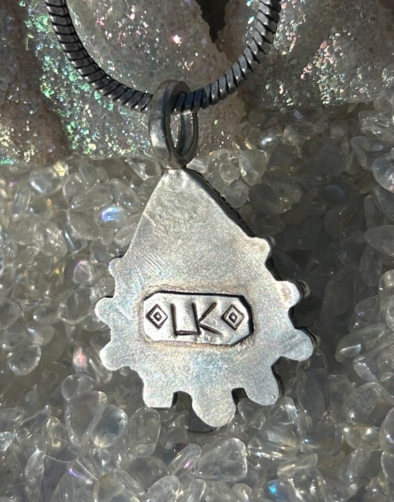 Sterling Silver Labradorite Orb Pendant Necklace … - image 4