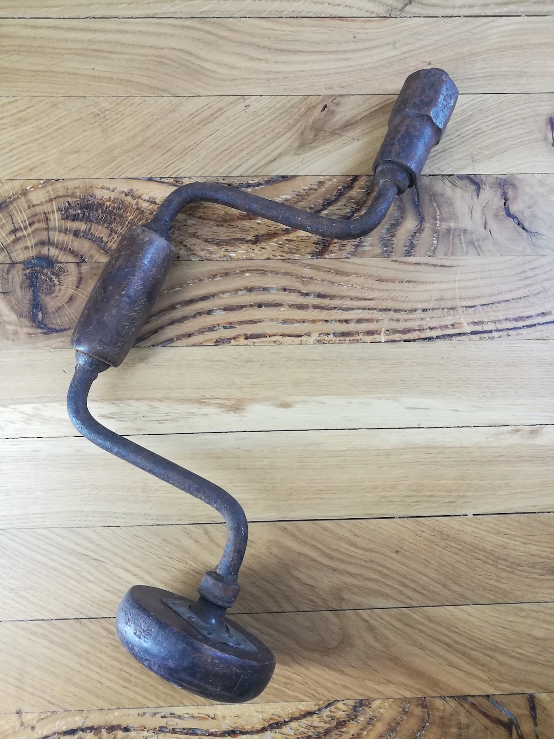 Vintage Manual Hand Drill Old Carpentry Tool Etsy