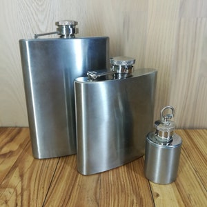 Pocket Flasks, set of three