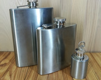 Taschenflaschen, 3er Set