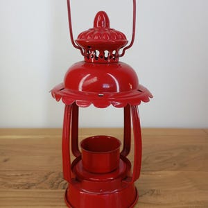 Red Candlestick Lantern