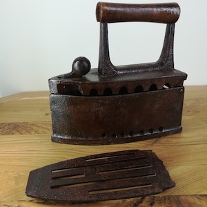 Vintage Cast Iron with Metal Stand