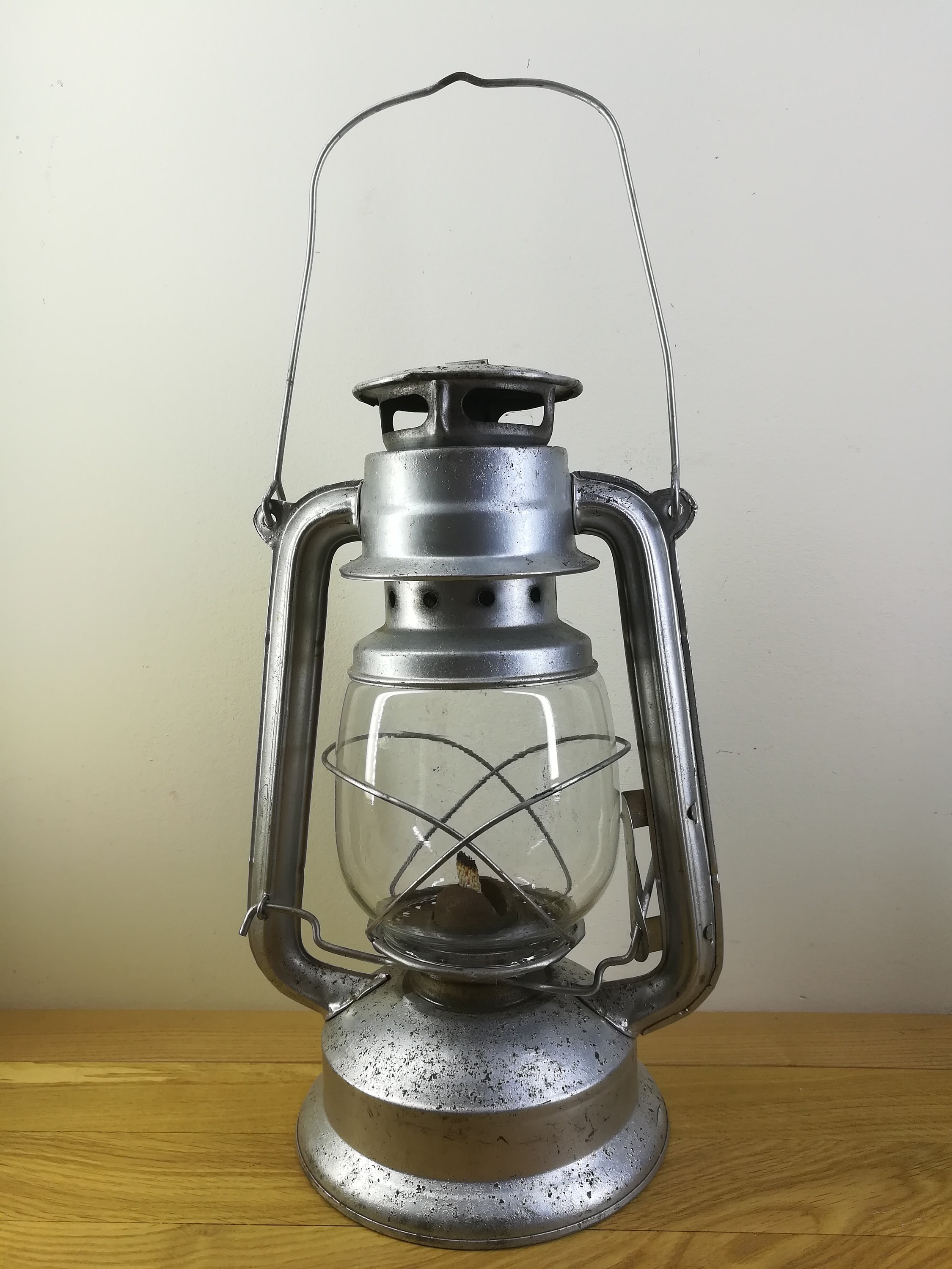 Copper Kerosene Lantern, Oil Lamp, Decorative Desk Lamp, Paraffin