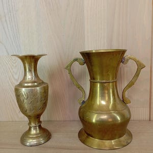 Vintage Brass Vases