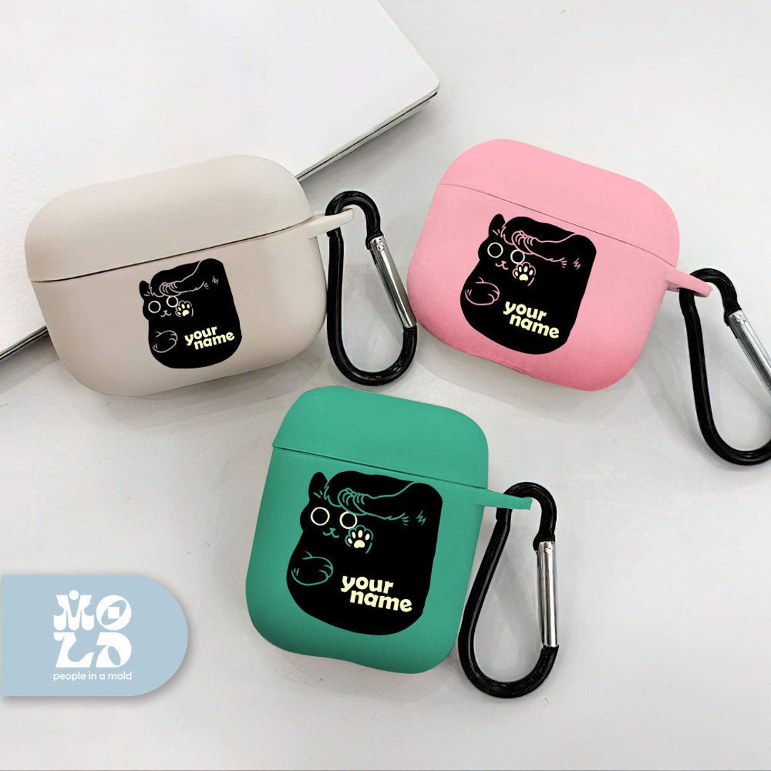 Meow in Frame AirPod Case Funny Cat AirPod Pro Case Cute Cat Etsy