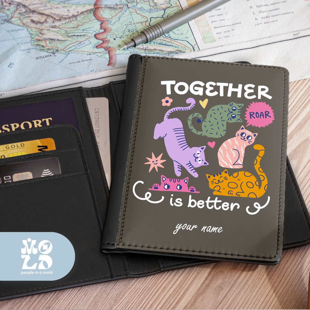 Together is Better Passport Cover Custom Passport Cover Gift Etsy
