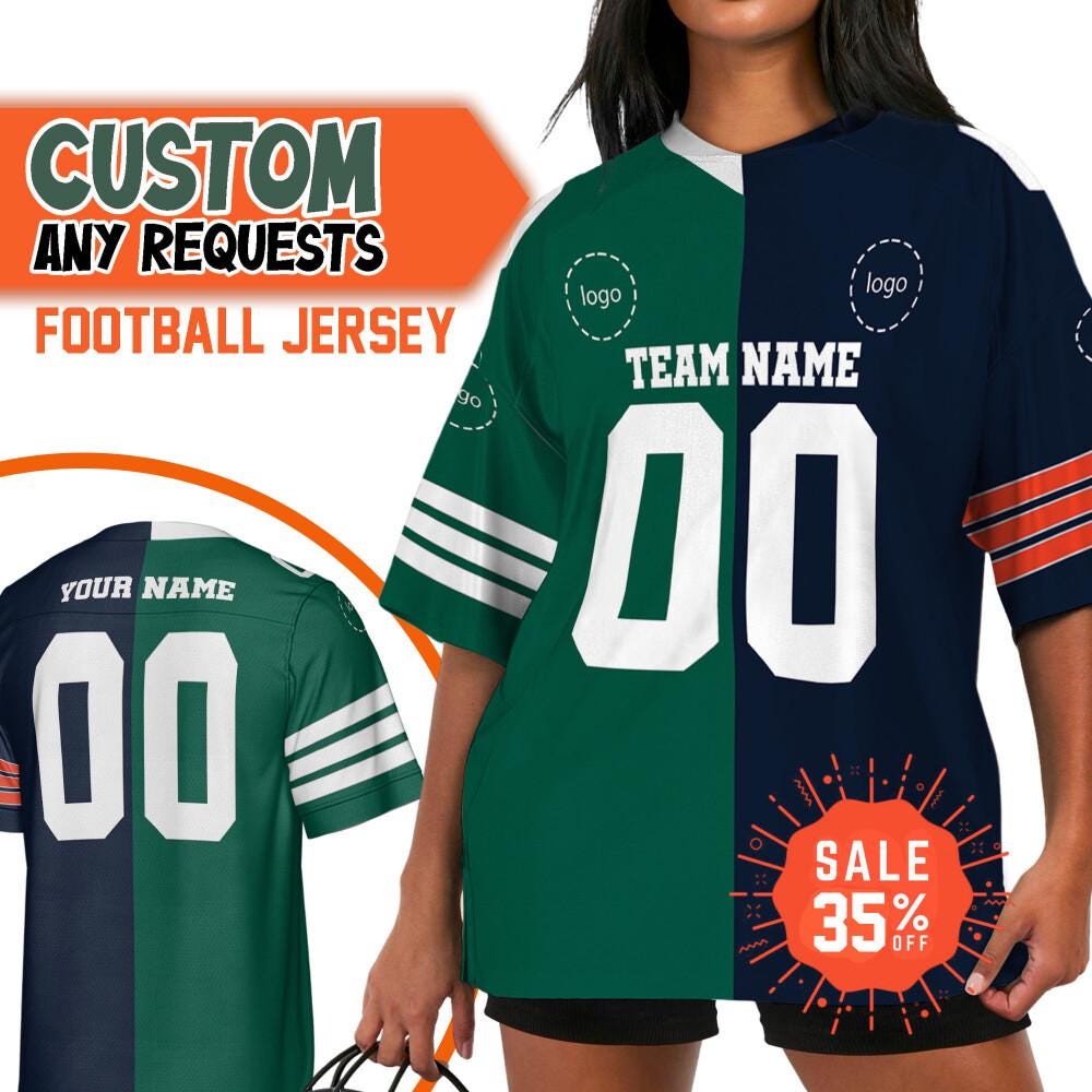 【U LAN】Football Sporty Jersey Short Sleeve T-shirt 2 types 7228-WhtRoyal-1-