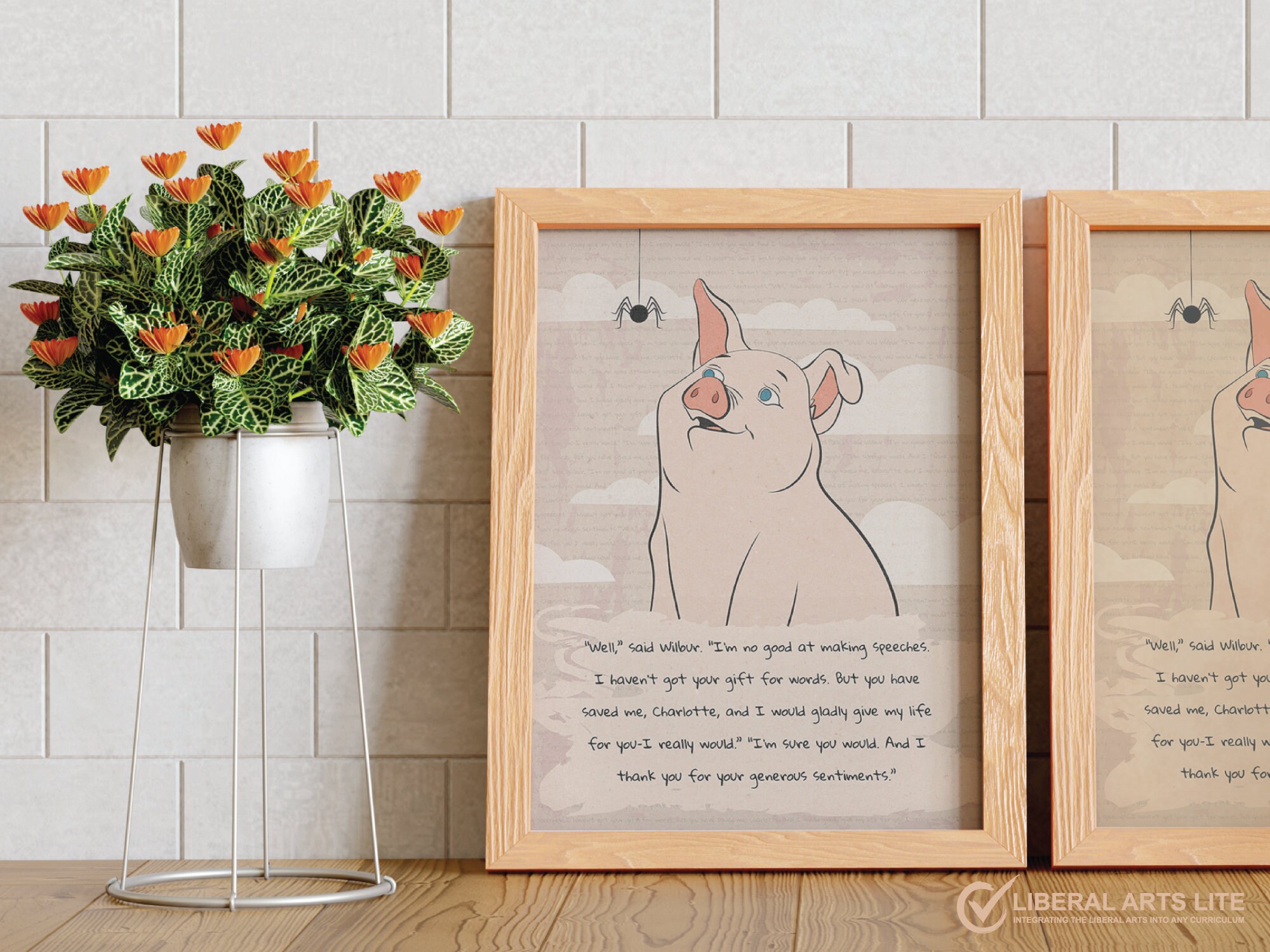 Charlotte's Web Digital Download Printable Poster, Charlotte's Web ...
