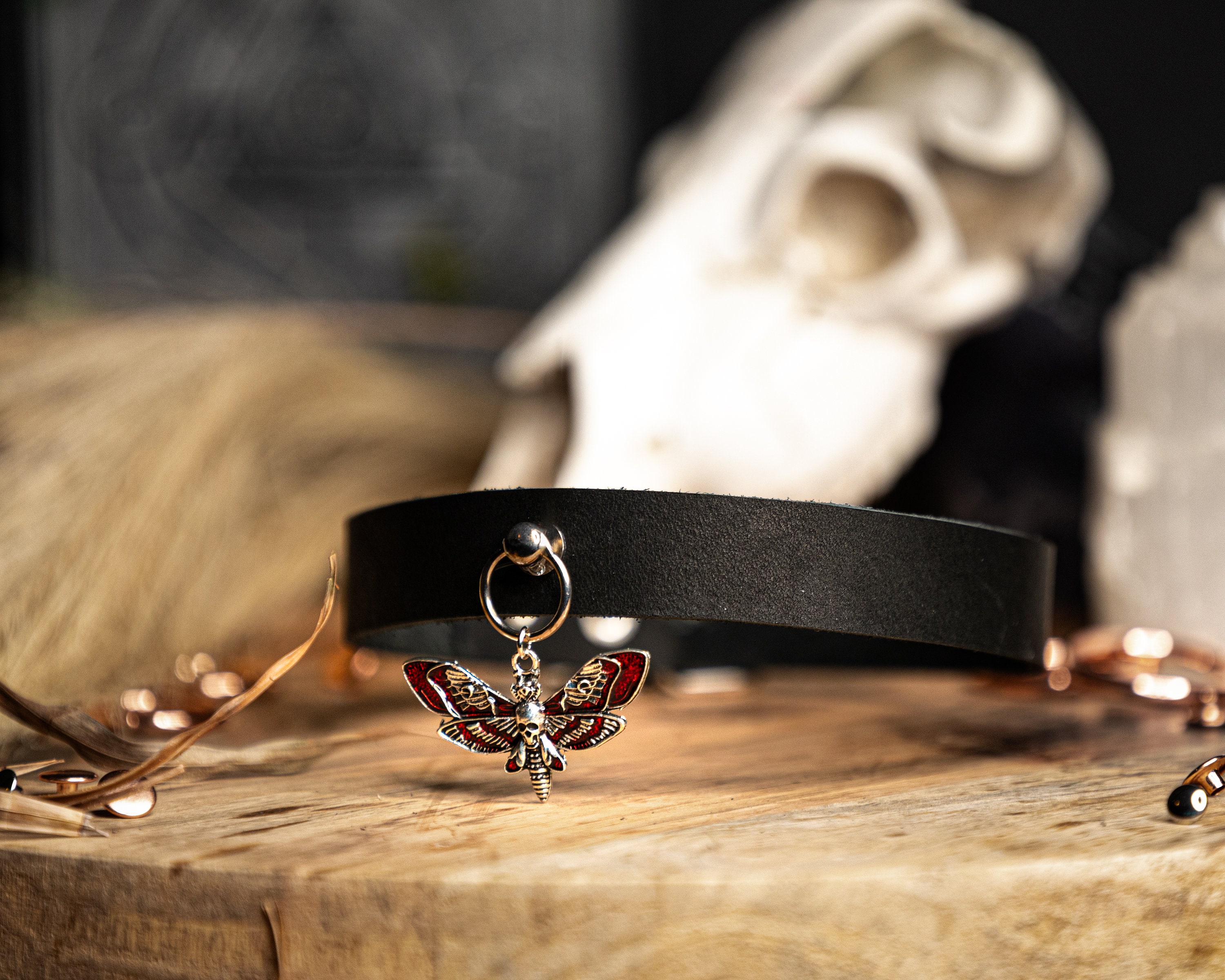 Leather choker Etsy France