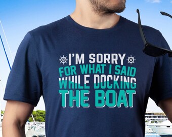 Funny Boating Shirts, Gift for Boaters, Boat Gifts, Nautical Gifts for Men, Boat Lovers, Sailboat Gifts, Big Boats, Retro Boat Shirt