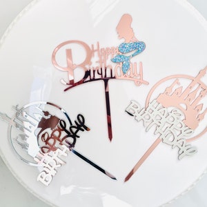 Disney Acryl Geburtstag Kuchen Topper