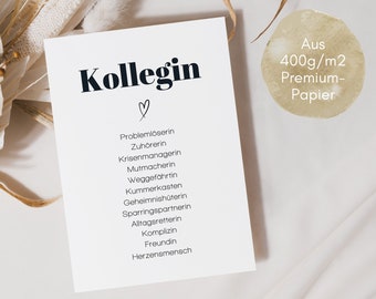 Die perfekte Karte für deine Kollegin – Für jeden Anlass!