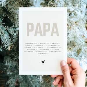 Cartão de Natal do Pai, Parte do Pai, Presente do Pai, Aniversário do Presente do Pai, Cartão de Nascimento do Pai, Melhor Pai, Presente de Natal do Pai