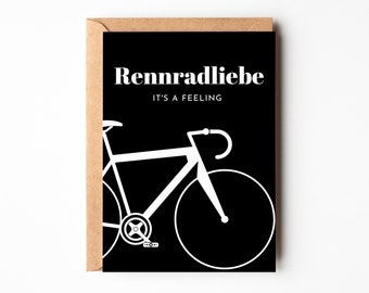 Gift for cyclists | Gift for cyclists | Birthday card for cyclists | Road bike, bicycle, gravel bike | Bilerholic