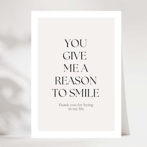 Postkarte Danke sagen, Geschenk beste Freundin, Geschenk für den Lieblingsmenschen, Herzensmenschen danke sagen, Freundschaftskarte DIN A6