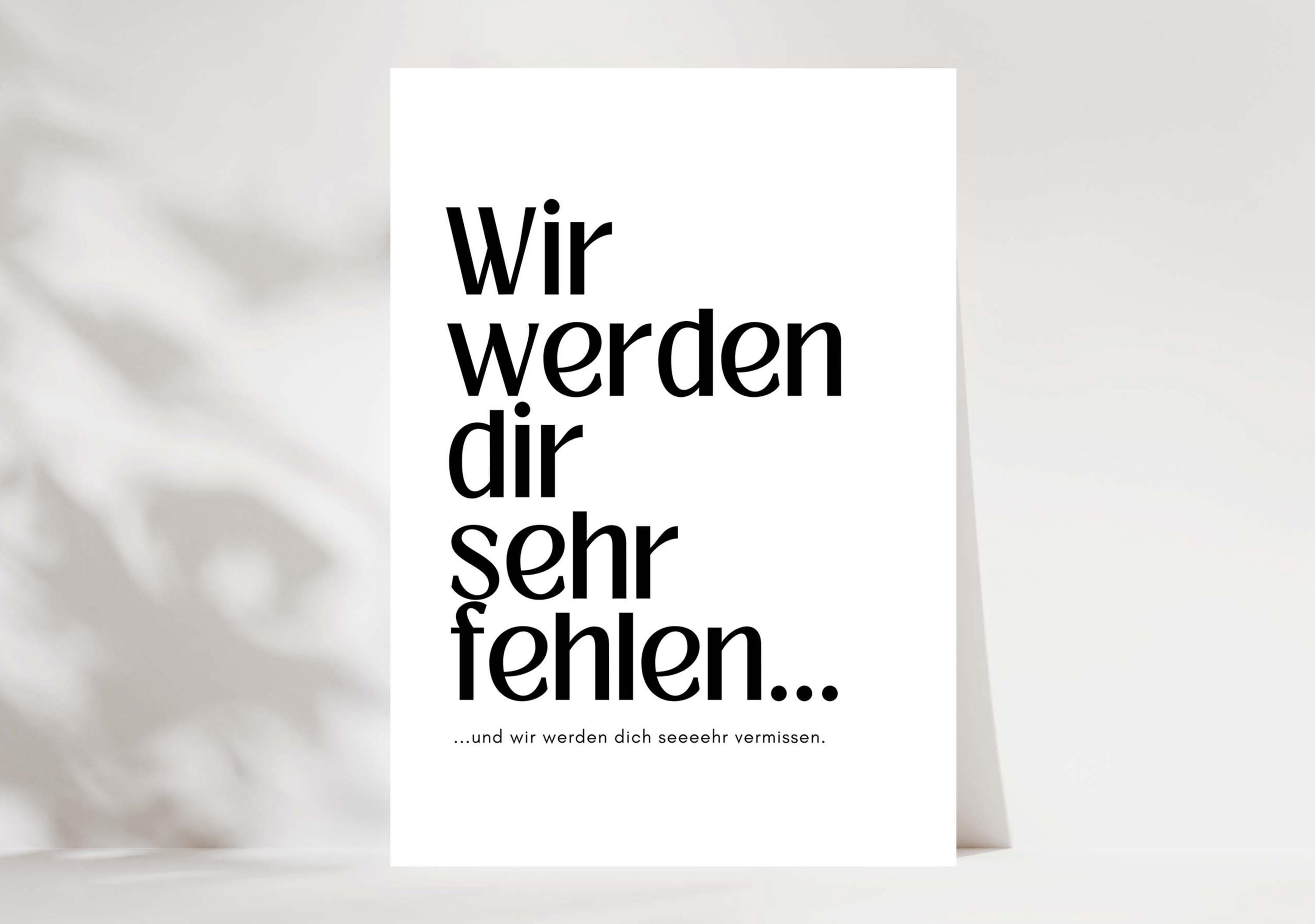 Lustige Abschiedskarte „P*ss Off & Be Fabulous“ – Mit Emoji, Humorvoll, Inkl. Kraftpapier-Umschlag