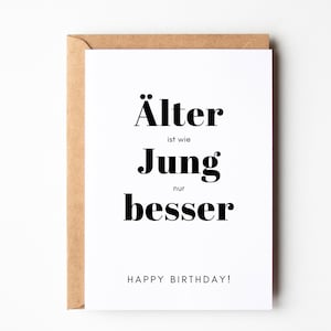 Lustige Geburtstagskarte DINA6, lustiges Geburtstagsgeschenk, Happy Birthday, Geburtstagskarte Männer, Geburtstagskarte Frauen