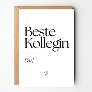 Carte d'anniversaire pour collègue, cadeau pour collègue, cadeau pour collègue, carte d'anniversaire pour collègue, carte pour meilleur ami au travail, dire merci à un collègue