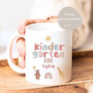 Kindergarten child gift, kindergarten child mug with desired name, gift kindergarten child, finally kindergarten child, kindergarten start