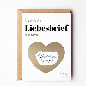 Cadeau Saint Valentin Je t'aime, cartes à gratter à écrire sur soi, carte postale pour l'amour, lettre d'amour pour toi