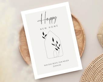 New home card, housewarming card gift, congratulations on your new home card, moving card, housewarming gift, new home present
