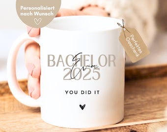 Bachelor gift, bachelor mug personalized with name, bachelor passed gift, bachelor graduation mug