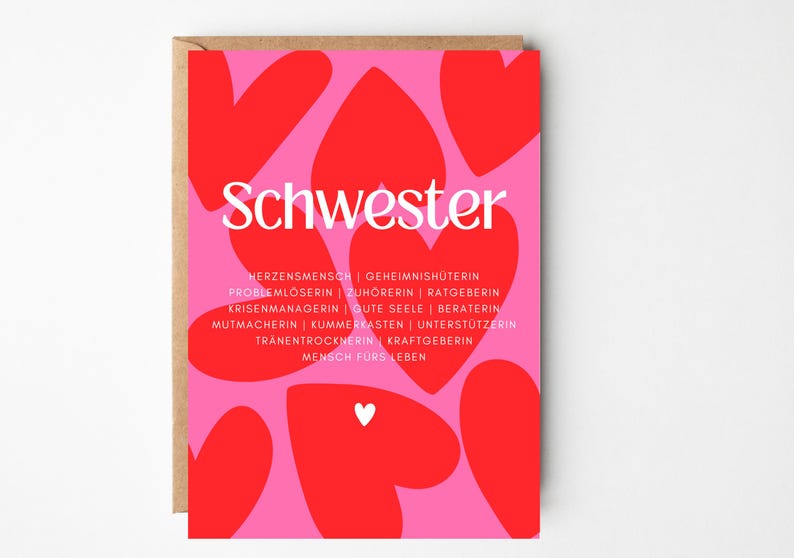 schwester geschenk
geburtstagskarte schwester
karte für schwester
beste schwester geschenk
sister geschenk
schwester karte
schwester spruch karte
schwester danke karte
liebevolle karte schwester
schwester überraschung
karte sister
schwester geburtstag
Schwesterherz Karte