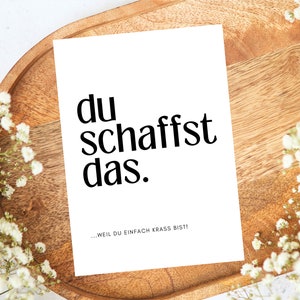 Du Schaffst Die Prfung Sprche