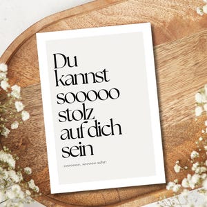 Geschenk beste Freundin
Stolz auf dich
Du hast es geschafft
proud of you
bestandene Prüfung
Mut machen
Prüfung bestanden
Schwere Zeit überstanden
gewonnen
Bachelor Master Doctor
Mutmacher karte
Herzlichen Glückwunsch Prüfung
Geschenk zur Prüfu