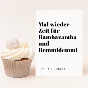 Lustige Geburtstagskarte, Happy Birthday Karte, Geburtstag, Geschenk zum Geburtstag Postkarte DIN A6 | inkl. Kuvert nach Wunsch