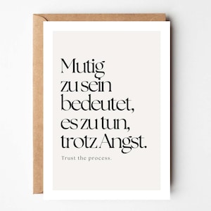 Encouraging postcard, encouraging gift, consolation card, encouragement, new beginning, new paths, consolation card, farewell, new phase of life A6