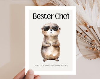 Hé Otti, grappige kaart voor de beste baas – Cadeau voor je baas, bedankkaart voor je baas, afscheidscadeau voor je baas, humoristische kaart voor je baas, cadeau-idee voor je baas