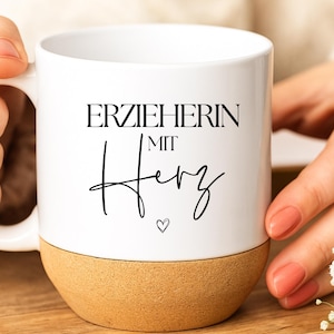 loulala® kindergarten teacher gift, kindergarten teacher mug with heart, kindergarten thank you, farewell gift for kindergarten teacher, teacher gift