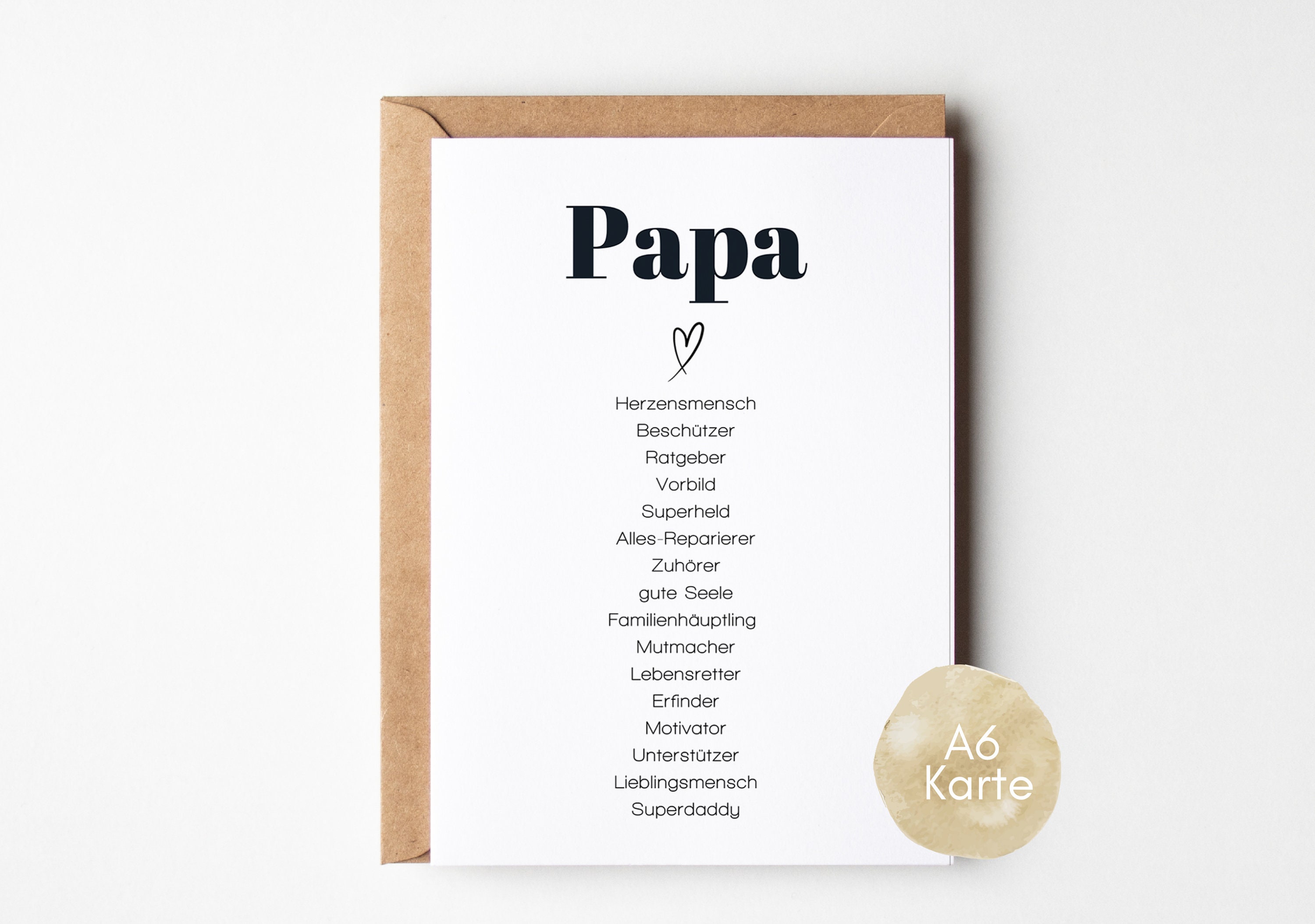 Biglietto Divertente Per Papà 'I Got You One Anyway' - Per Festa Del Papà O Compleanno, Con Adesivi E Busta, Fatto A Mano UK