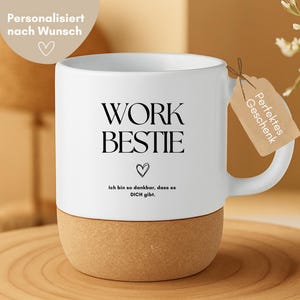 loulala® colleague gift, colleague mug, work bestie, colleague birthday, colleague farewell, thank you colleague, colleague retirement