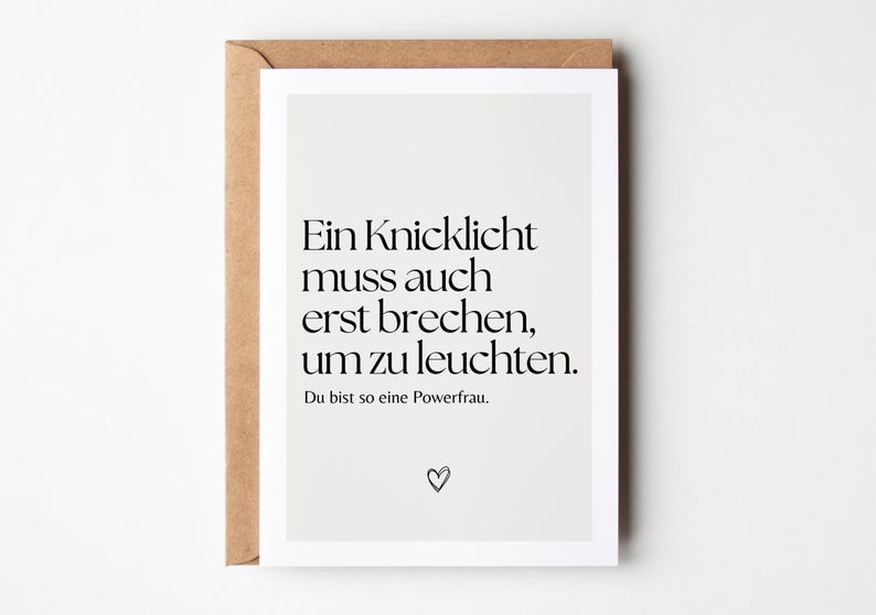 Postkarte Mutmacher, Mutmacher Geschenk, Trostkarte, Mut machen, schwere Zeiten, Ich bin für dich da, Gute Besserung wünschen, Trostkarte A6