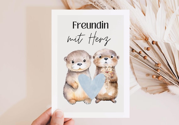 Lustige Geburtstagskarte Für Beste Freundin – „I'd Walk Through Fire For You“, 20,5x13,5 Cm, Mit Umschlag