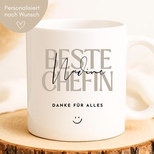 loulala® Geschenk Chefin Tasse, Geschenk Chefin Geburtstag, Chefin danke sagen, Chefin Abschied, Chefin Geburtstag, Chefin Tasse