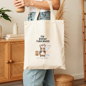Hej.Otti® Retirement gift funny jute bag, pension farewell gift, retirement gift, pension gift woman, retirement gift