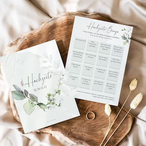 loulala® Wedding Bingo Game for Guests and Bride and Groom | Fun wedding game for lots of fun | Guest Bingo, &quot;Find the Guest&quot; (Bingo)