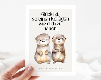 Cadeau voor collega, collegakaart, cadeau voor collega voor verjaardag, afscheid collega, pensioen collega, afscheidscadeau collega DINA6