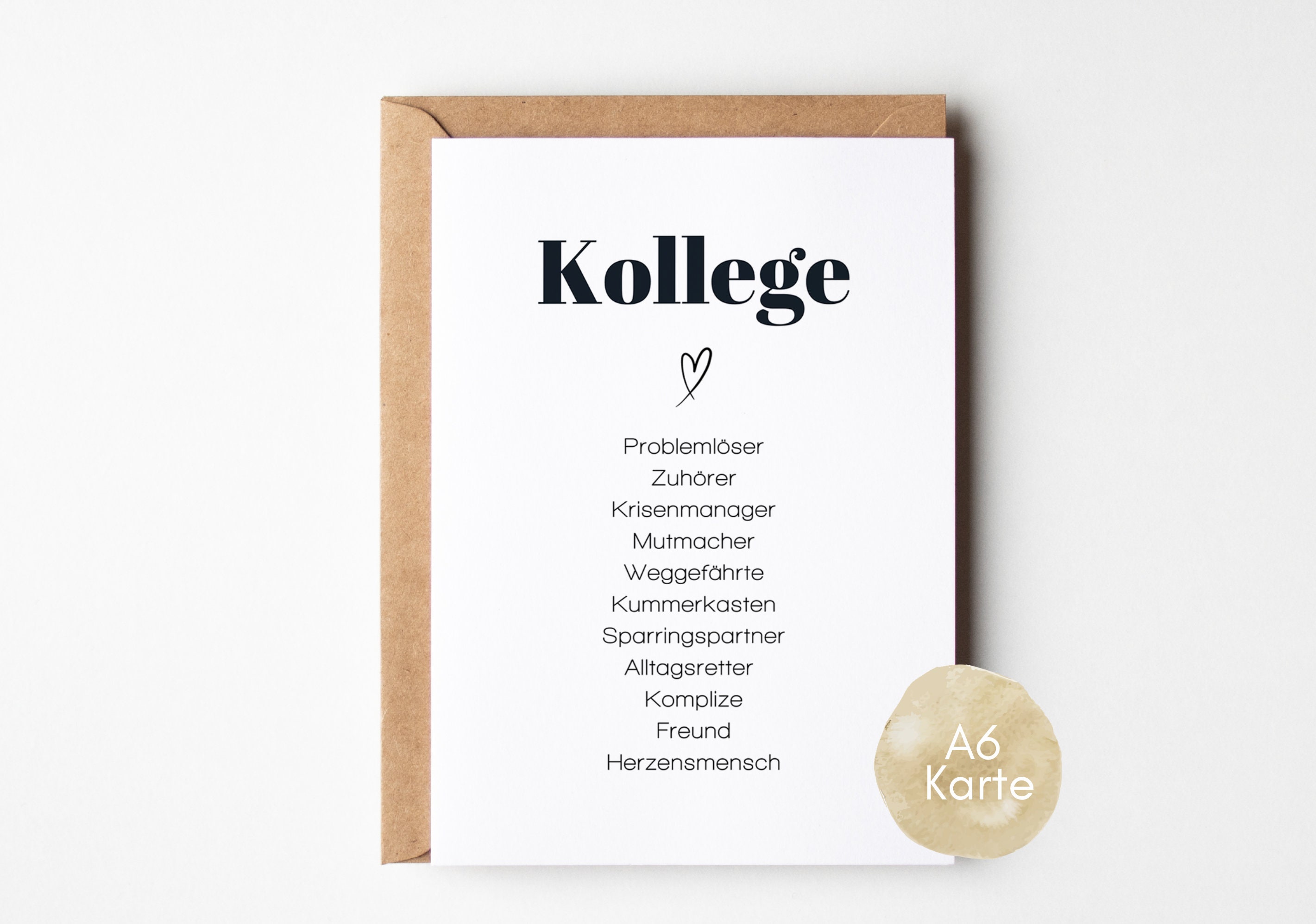 Lustige Abschiedskarte Für Kollegen – Humorvoll, 20x14 Cm, Mit Umschlag, Für Männer & Frauen