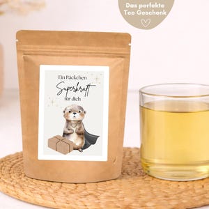 Hej.Otti® Tea Superpower Encouragement Gift, Comfort, Encouragement, Get Well Soon, Cheer-Up Gift, Wishing Strength, Tea Gift