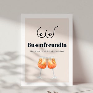 Cadeau pour meilleur ami, carte de vœux pour meilleur ami, carte postale pour meilleur ami DIN A6